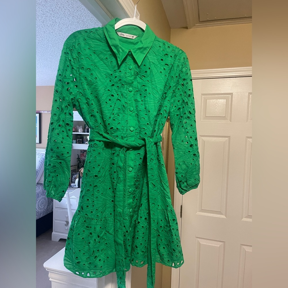 Zara XL cotton eyelet dress. Very good condition
